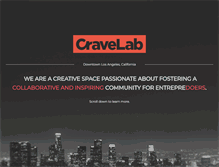 Tablet Screenshot of cravelab.com